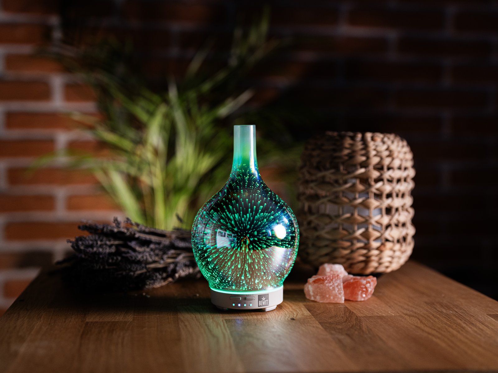 Aroma difuzér 3D BALL LUX, bílý