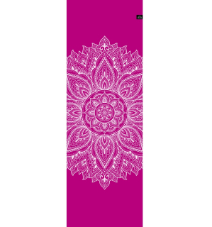 Podložka na cvičení purpurová MANDALA