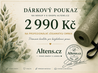 Dárkový poukaz na profesionální jogamatku OMNIA – 2 990 Kč